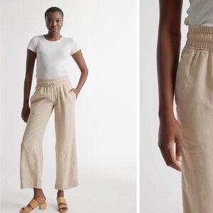 NWT Quince Women’s Wide Leg Linen Pants XS